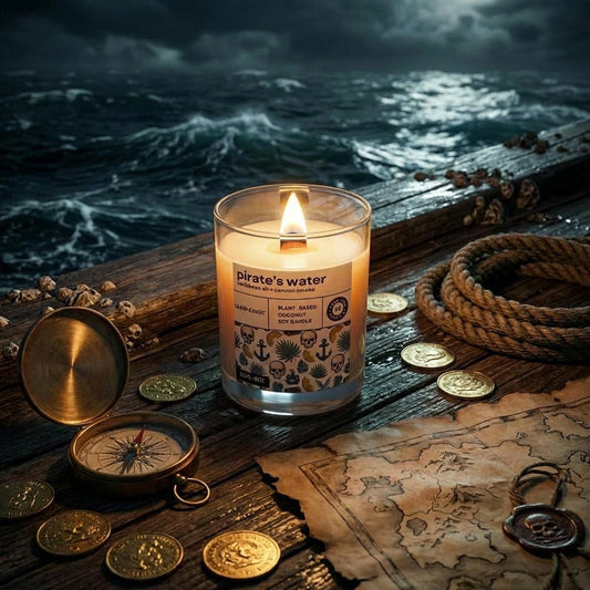 Pirate's Water Body Oil Candle