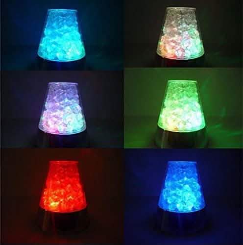 Fiber Optic Light with Multi-color Crystal Base