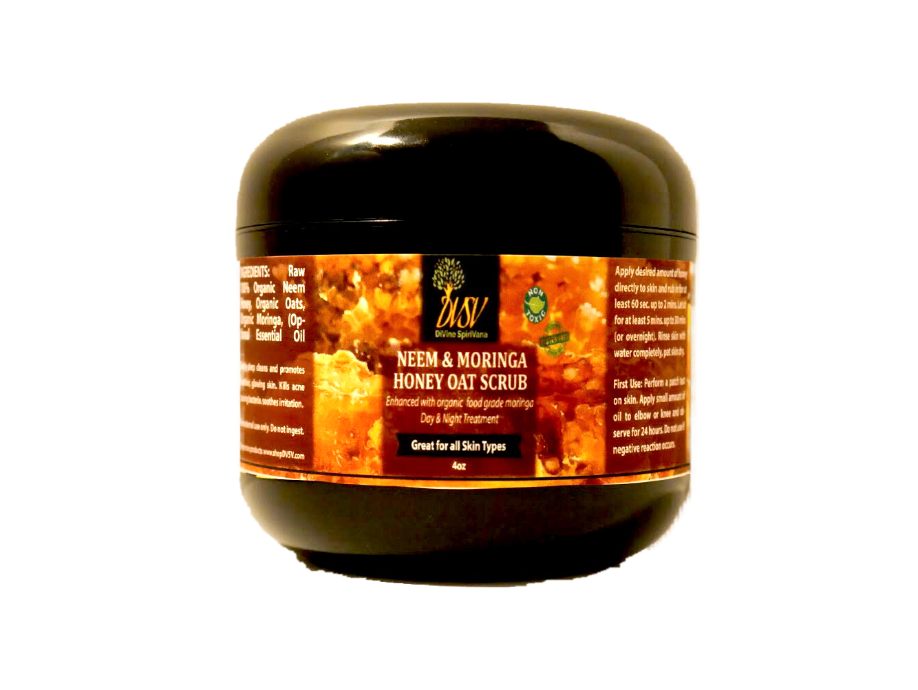 Divine Neem & Moringa Honey Oat Scrub