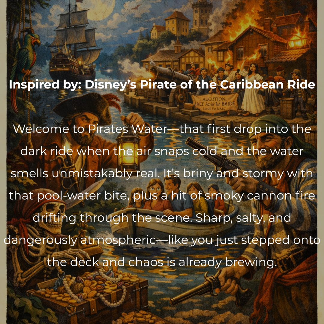 Pirate's Water Body Oil Candle