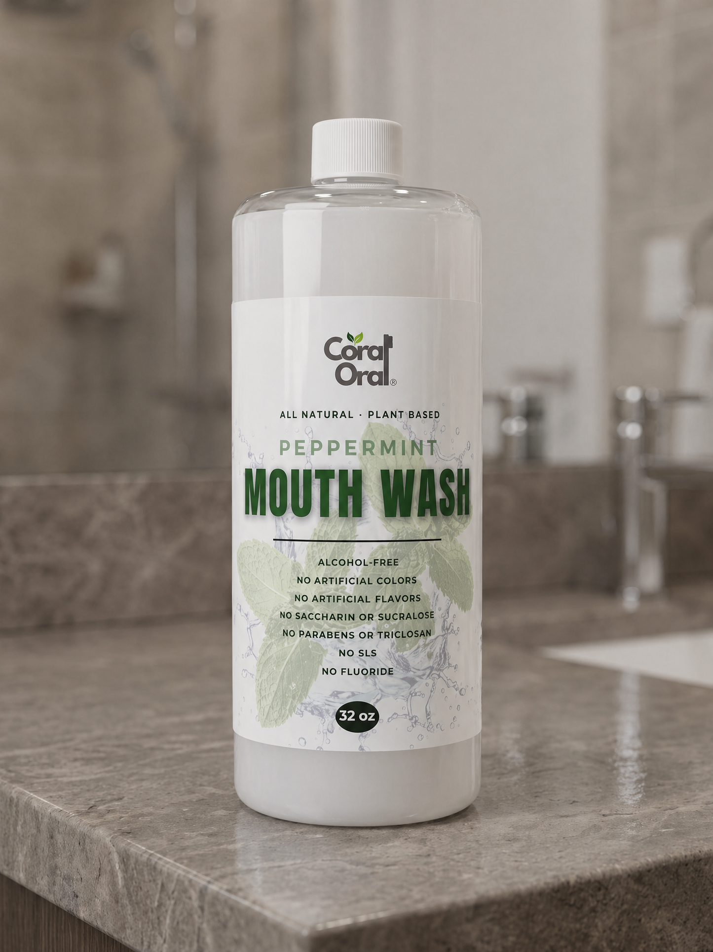 Peppermint Plant-Based Mouth Wash