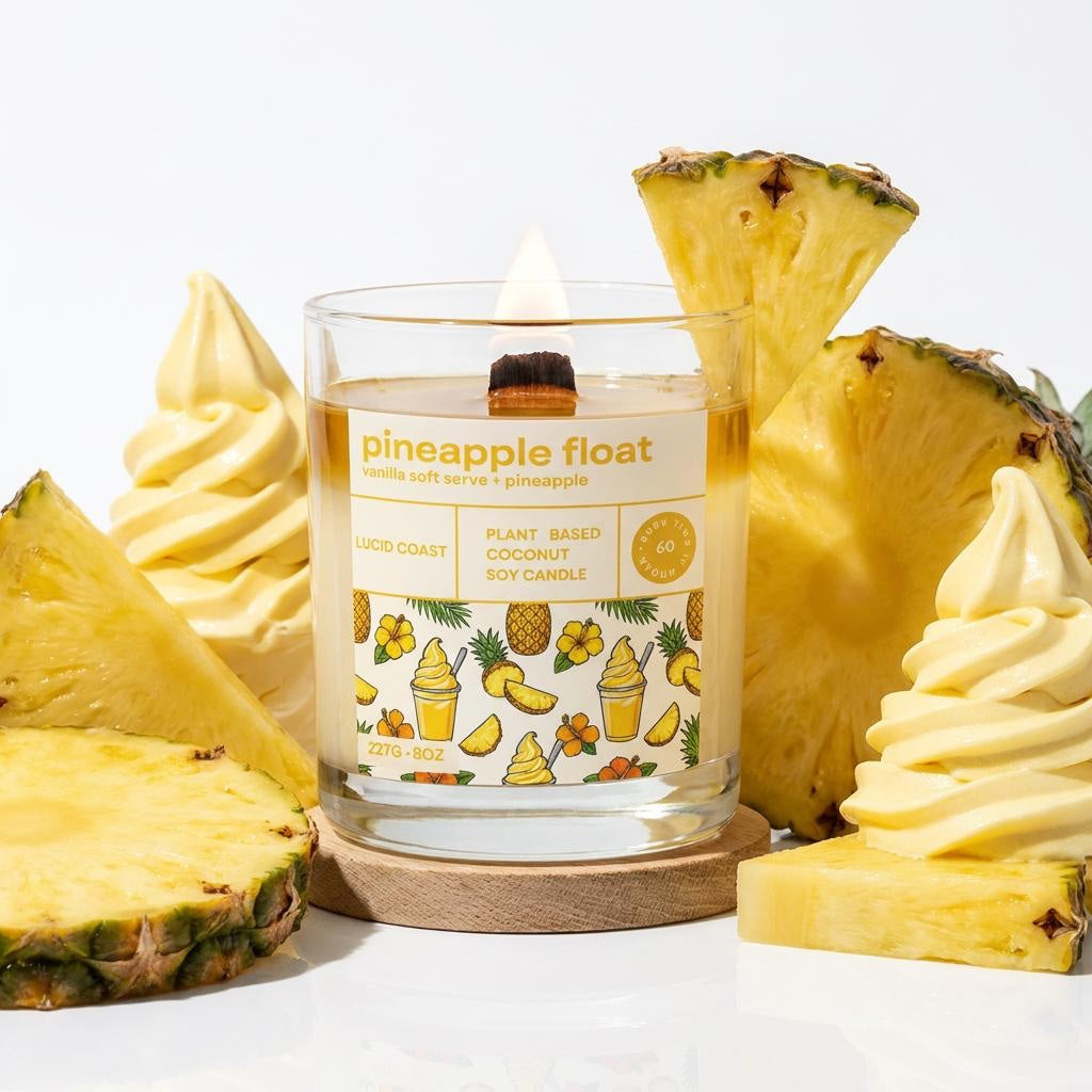 Pineapple Float Body Oil Candle