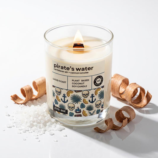 Pirate's Water Body Oil Candle
