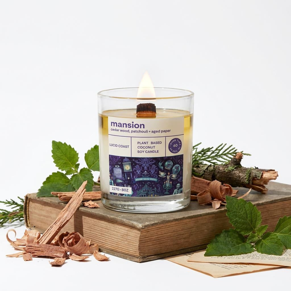 Luxury Mansion Body Oil Candle