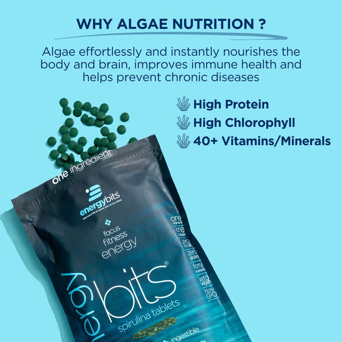 ENERGYbits® | Spirulina Tablets