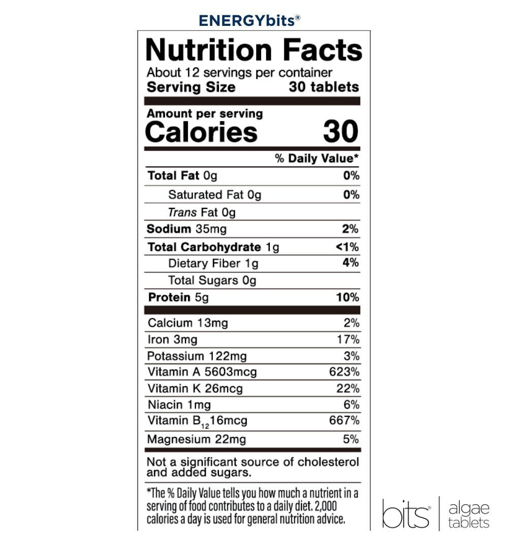 ENERGYbits® | Spirulina Tablets