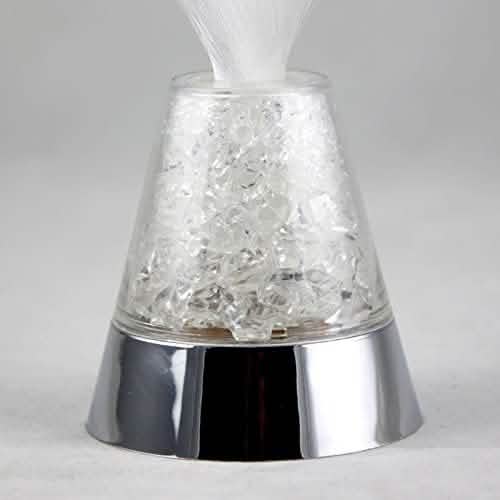 Fiber Optic Light with Multi-color Crystal Base