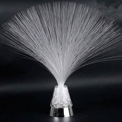 Fiber Optic Light with Multi-color Crystal Base