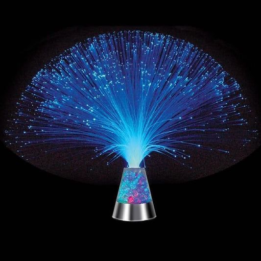 Fiber Optic Light with Multi-color Crystal Base