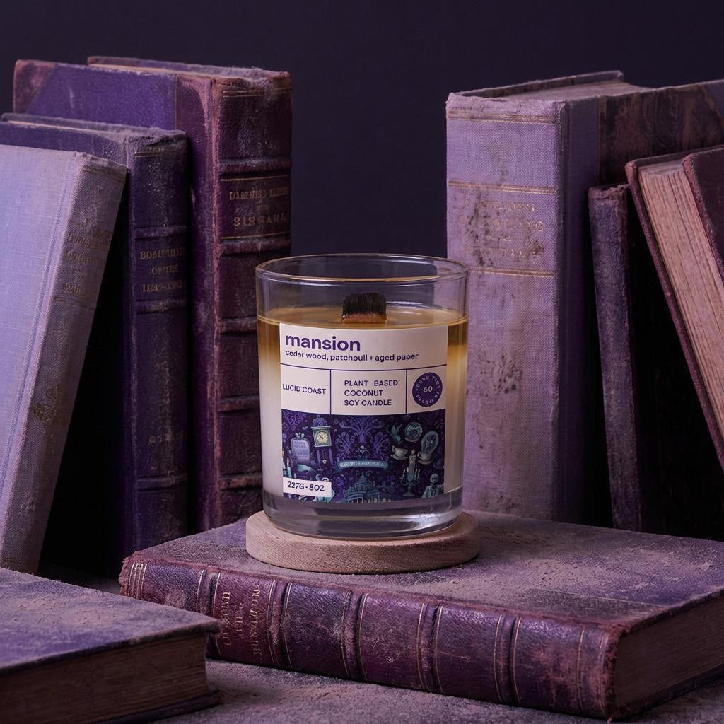 Luxury Mansion Body Oil Candle