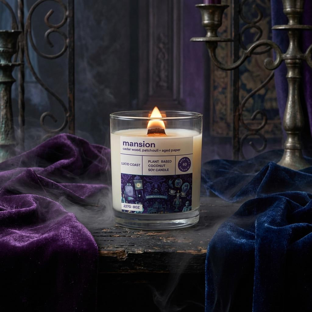 Luxury Mansion Body Oil Candle