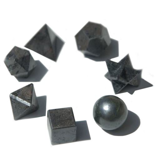 Black Agate Geometric Set (7 Piece)